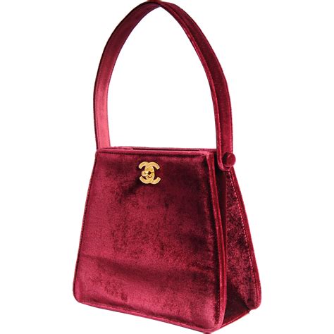 chanel velvet red bag|Chanel velvet bag price.